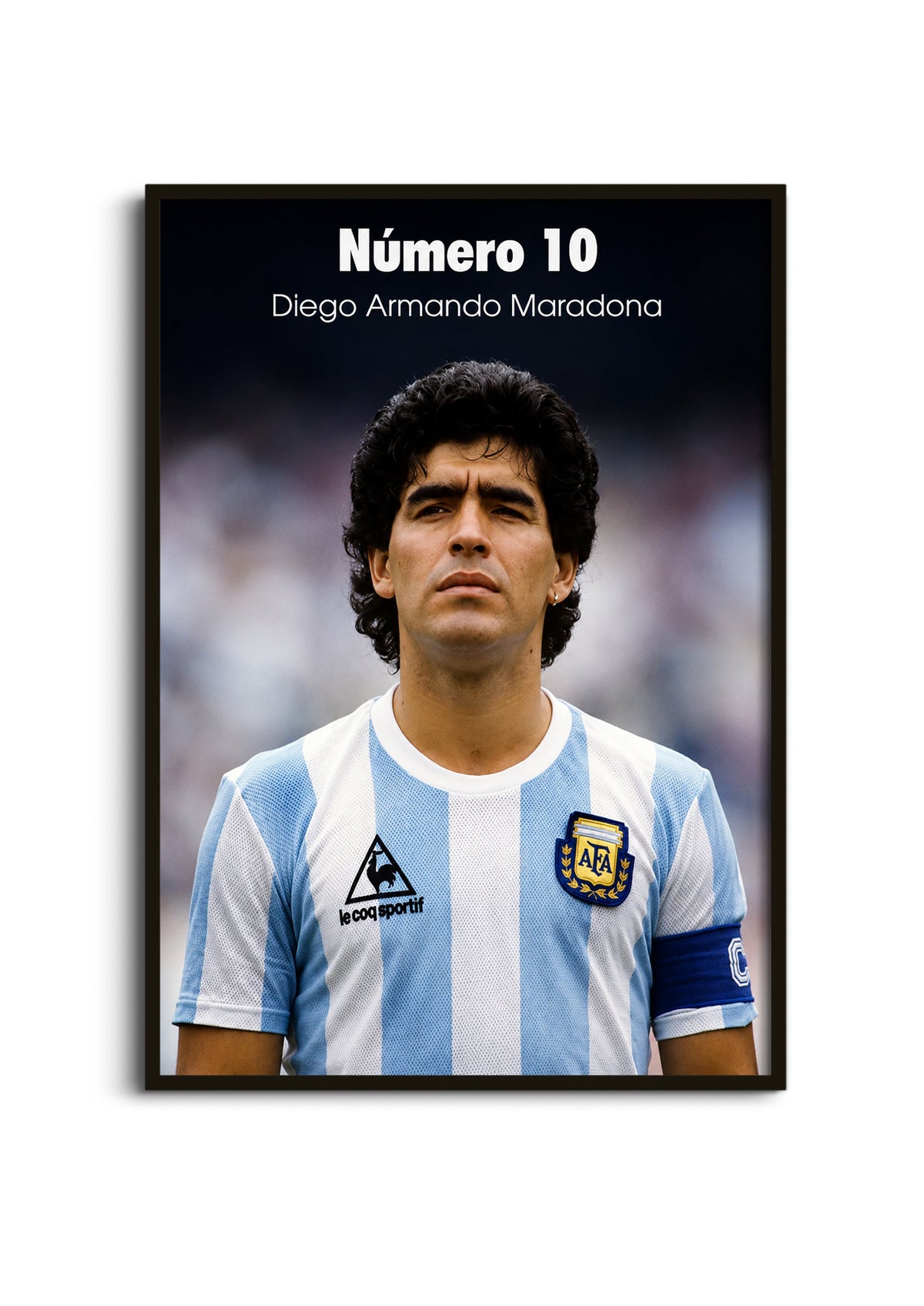 Diego Maradona Número 10 Wall Art Lazywalls