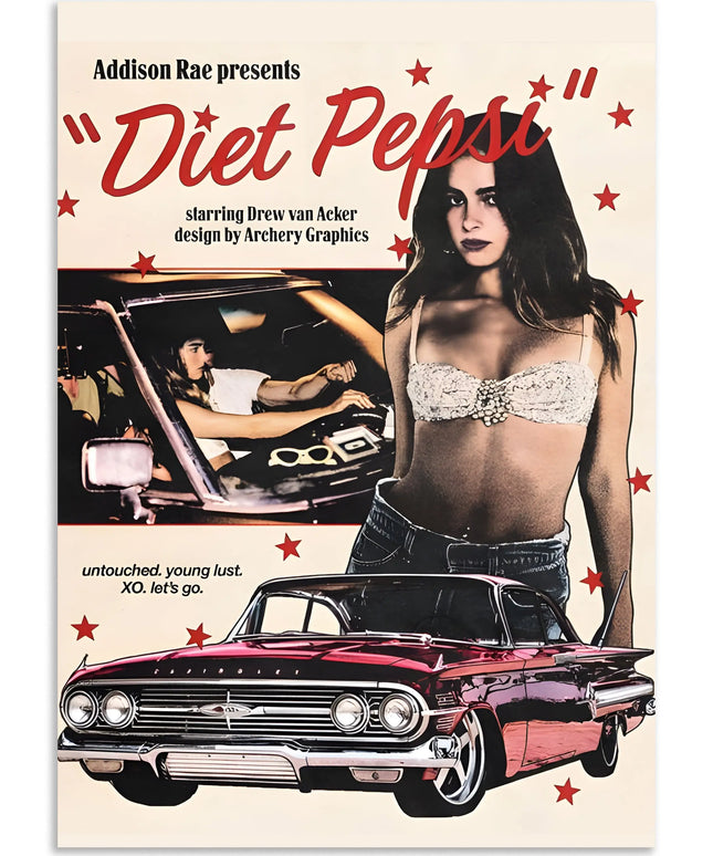 Diet Pepsi Vintage Poster Lazywalls