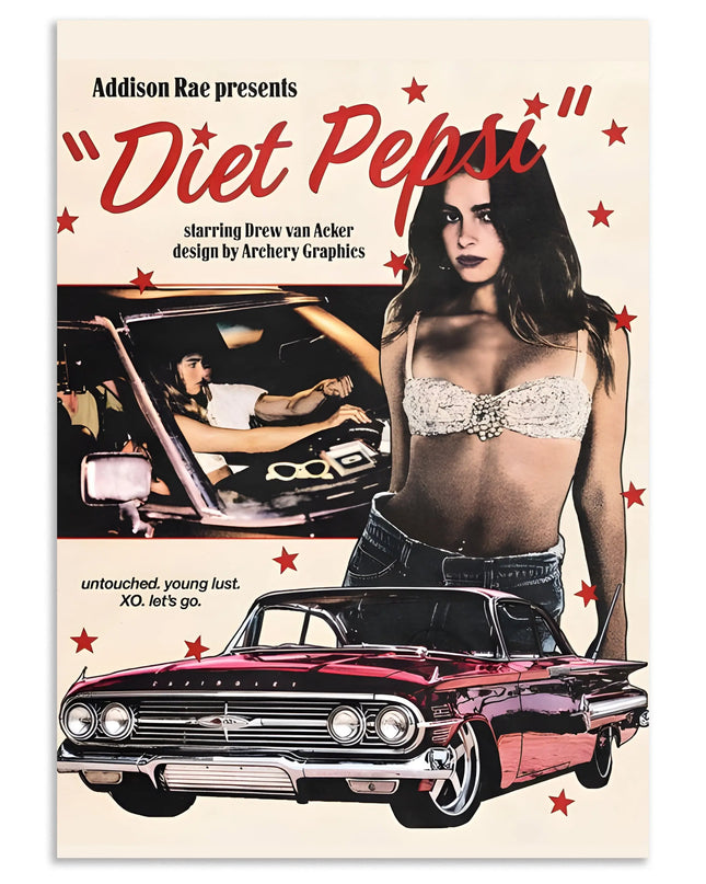 Diet Pepsi Vintage Poster Lazywalls