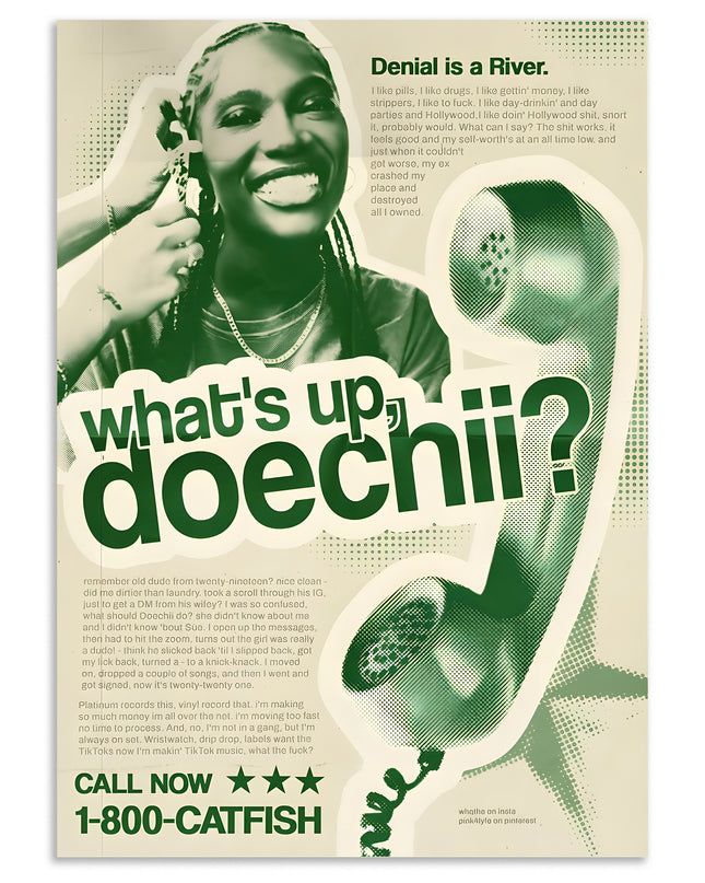 Doechii Poster Print Lazywalls
