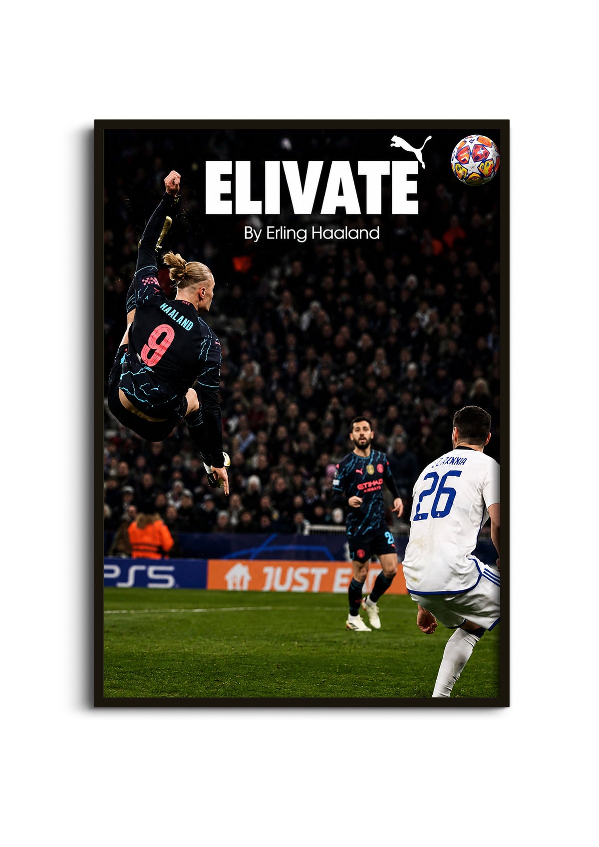 Erling Haaland Elevate Wall Art Lazywalls
