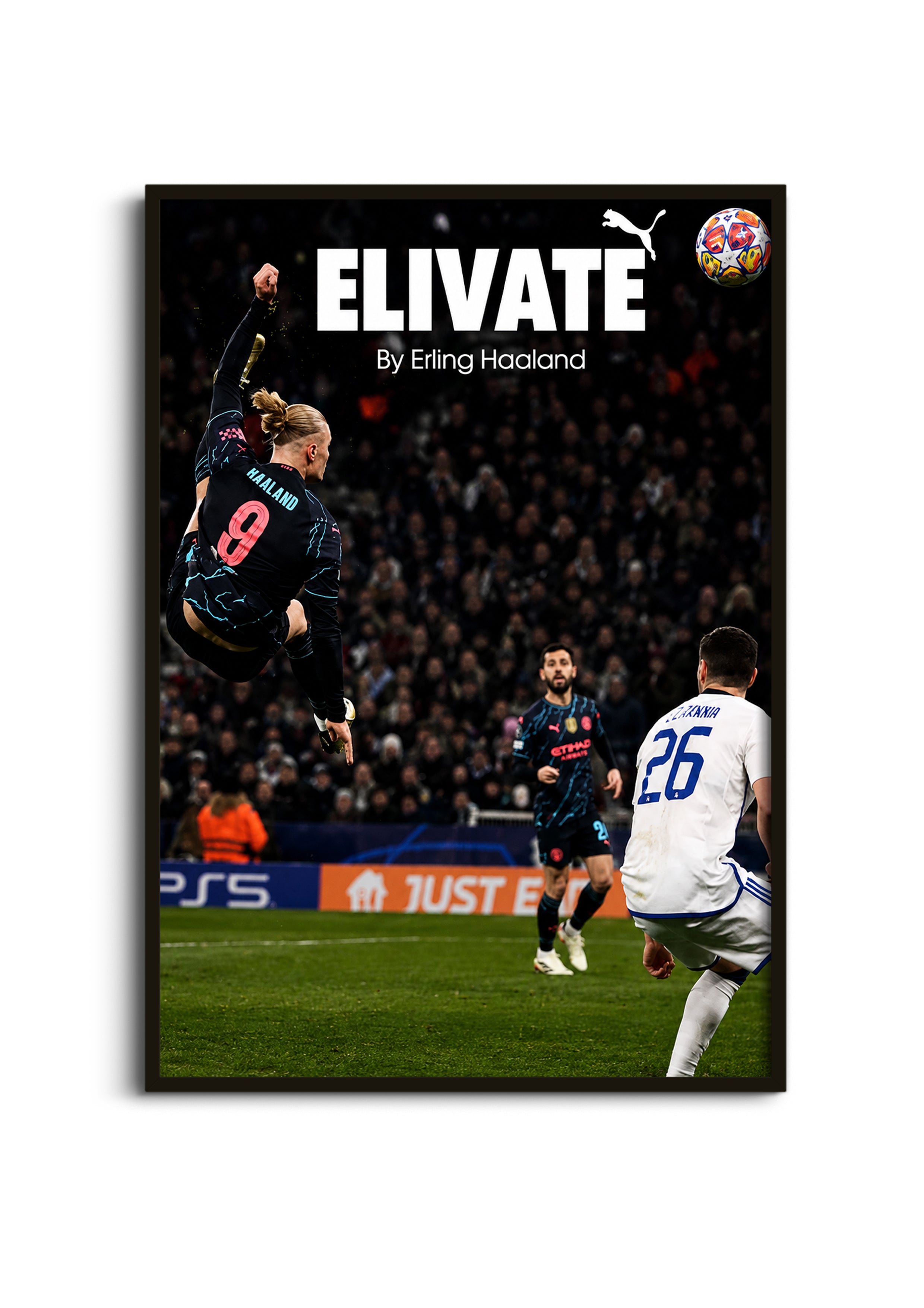 Erling Haaland Elevate Wall Art Lazywalls