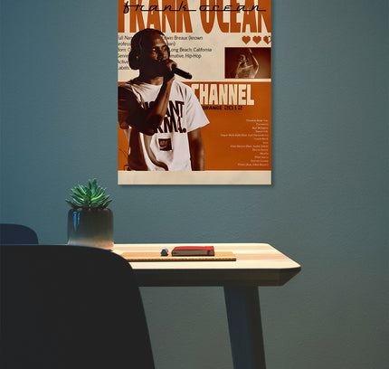 FRANK OCEAN CHANNEL ORANGE POSTER Lazywalls
