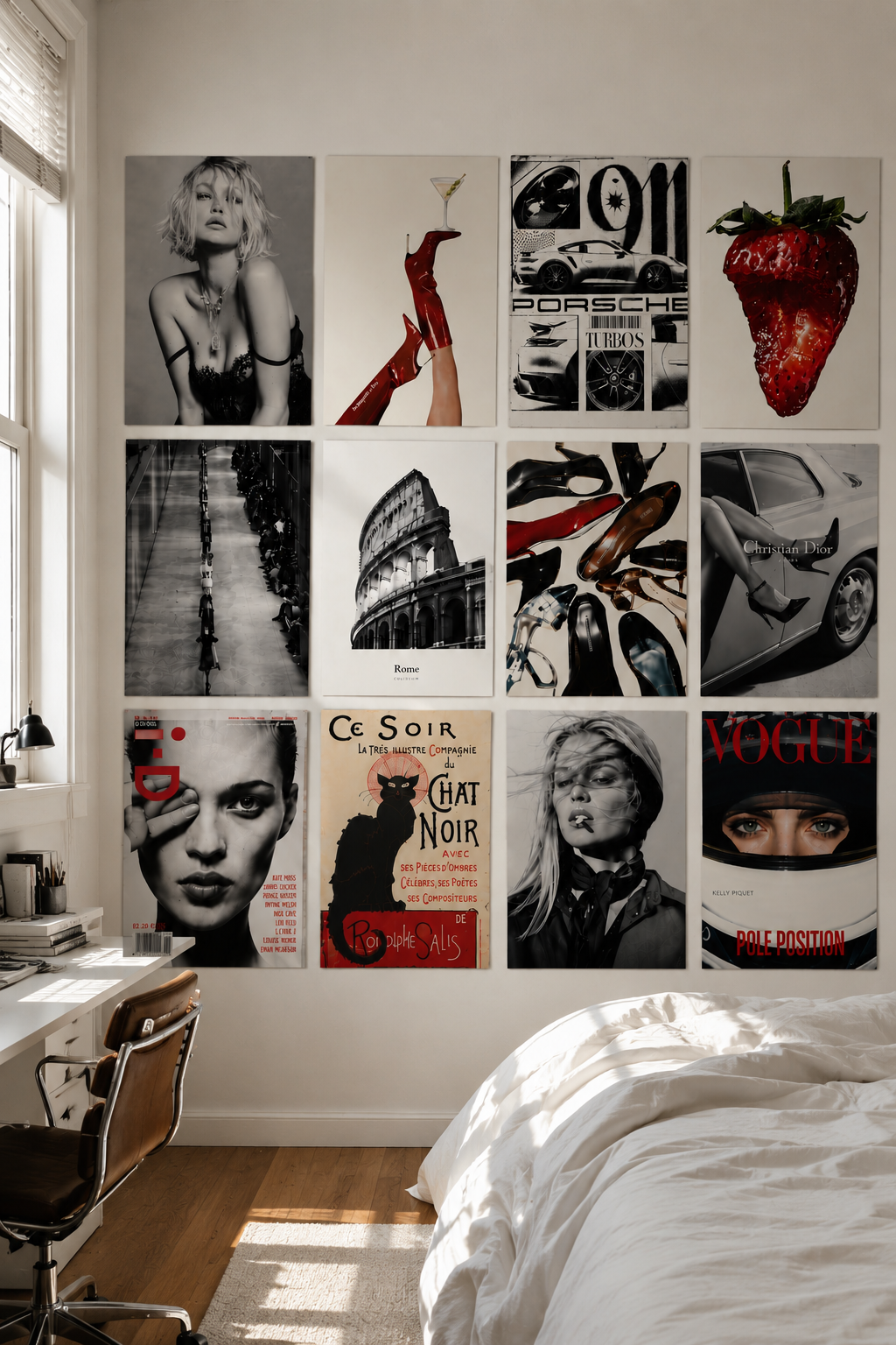 Fashion Gallery Wall Set 12Pcs Lazywalls