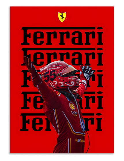 Ferrari Racing Victory Wall Art Poster Lazywalls