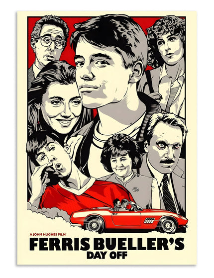 Ferris Bueller Wall Art Movie Aesthetic Poster Lazywalls
