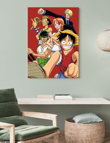 One Piece Straw Hat Pirates Poster | Luffy & Crew Anime Wall Art Lazywalls