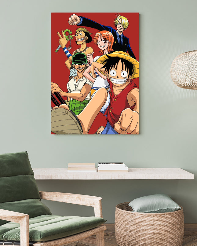 One Piece Straw Hat Pirates Poster | Luffy & Crew Anime Wall Art Lazywalls