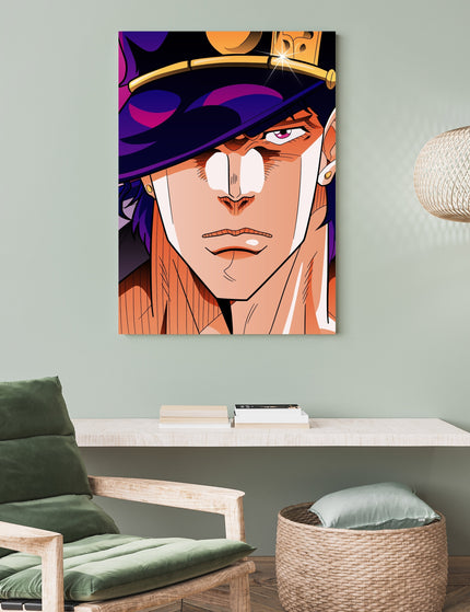 Jotaro Kujo Anime Poster | Stardust Crusaders Wall Art Lazywalls