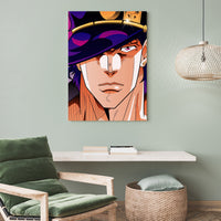 Jotaro Kujo Anime Poster | Stardust Crusaders Wall Art Lazywalls