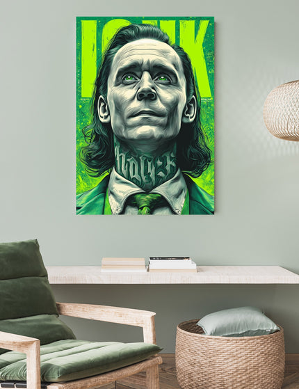 Loki Poster Marvel Wall Art | God of Mischief Room Decor Lazywalls