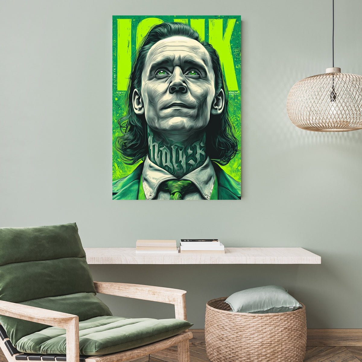 Loki Poster Marvel Wall Art | God of Mischief Room Decor Lazywalls