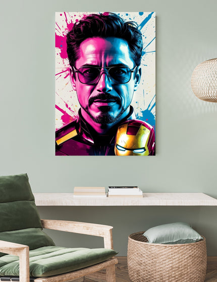 Iron Man Poster Marvel Wall Art | Tony Stark Room Decor Lazywalls