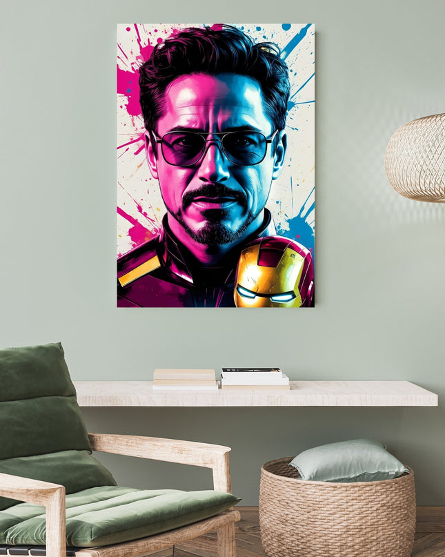 Iron Man Poster Marvel Wall Art | Tony Stark Room Decor Lazywalls