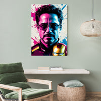 Iron Man Poster Marvel Wall Art | Tony Stark Room Decor Lazywalls