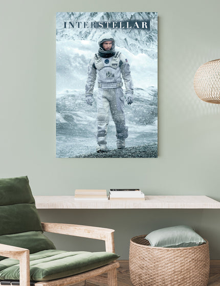 Interstellar Astronaut Poster | Sci-Fi Space Movie Wall Art Print Lazywalls