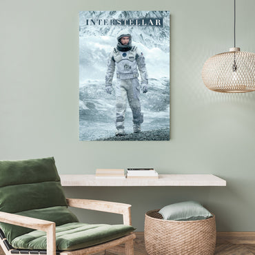 Interstellar Astronaut Poster | Sci-Fi Space Movie Wall Art Print Lazywalls