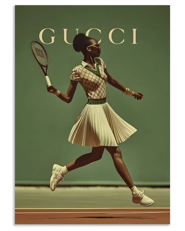 Gucci Tennis Style Fashion Wall Art Poster Lazywalls