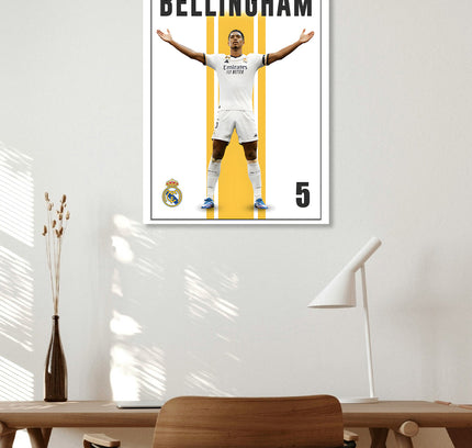 Jude Bellingham Wall Art & Football Wall Poster Lazywalls