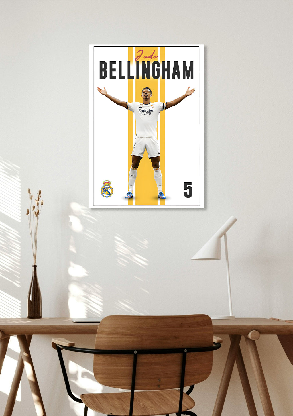 Jude Bellingham Wall Art & Football Wall Poster Lazywalls