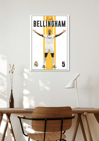 Jude Bellingham Wall Art & Football Wall Poster Lazywalls