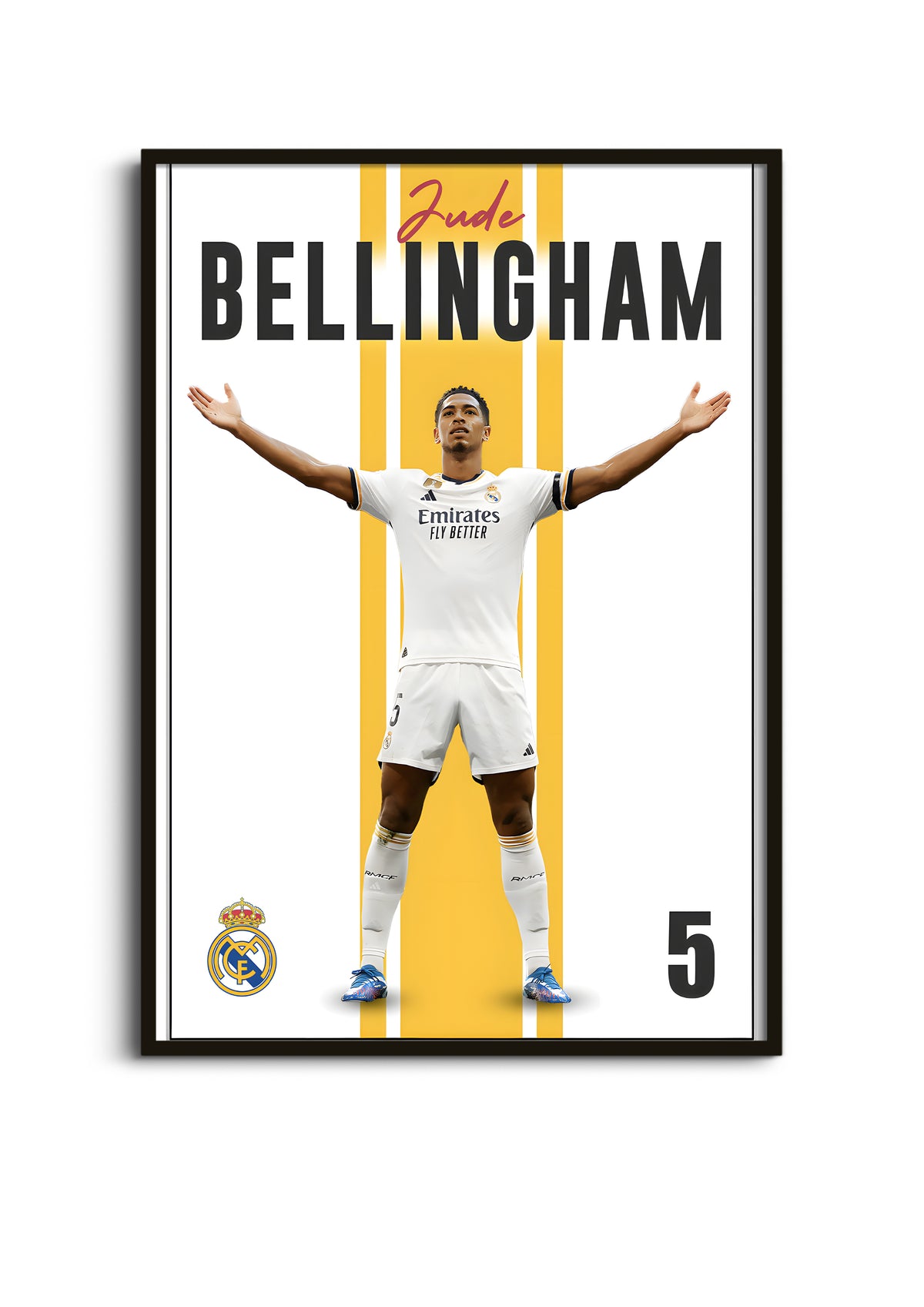 Jude Bellingham Wall Art & Football Wall Poster Lazywalls