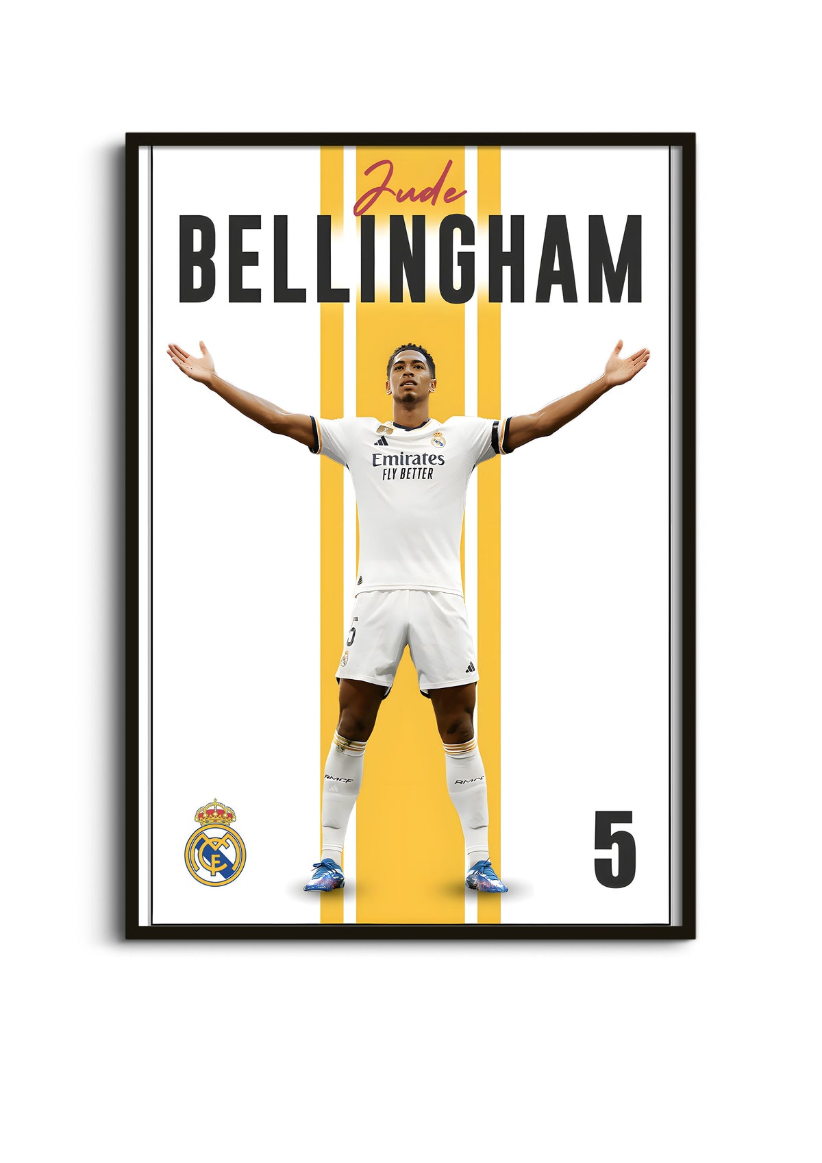 Jude Bellingham Wall Art & Football Wall Poster Lazywalls