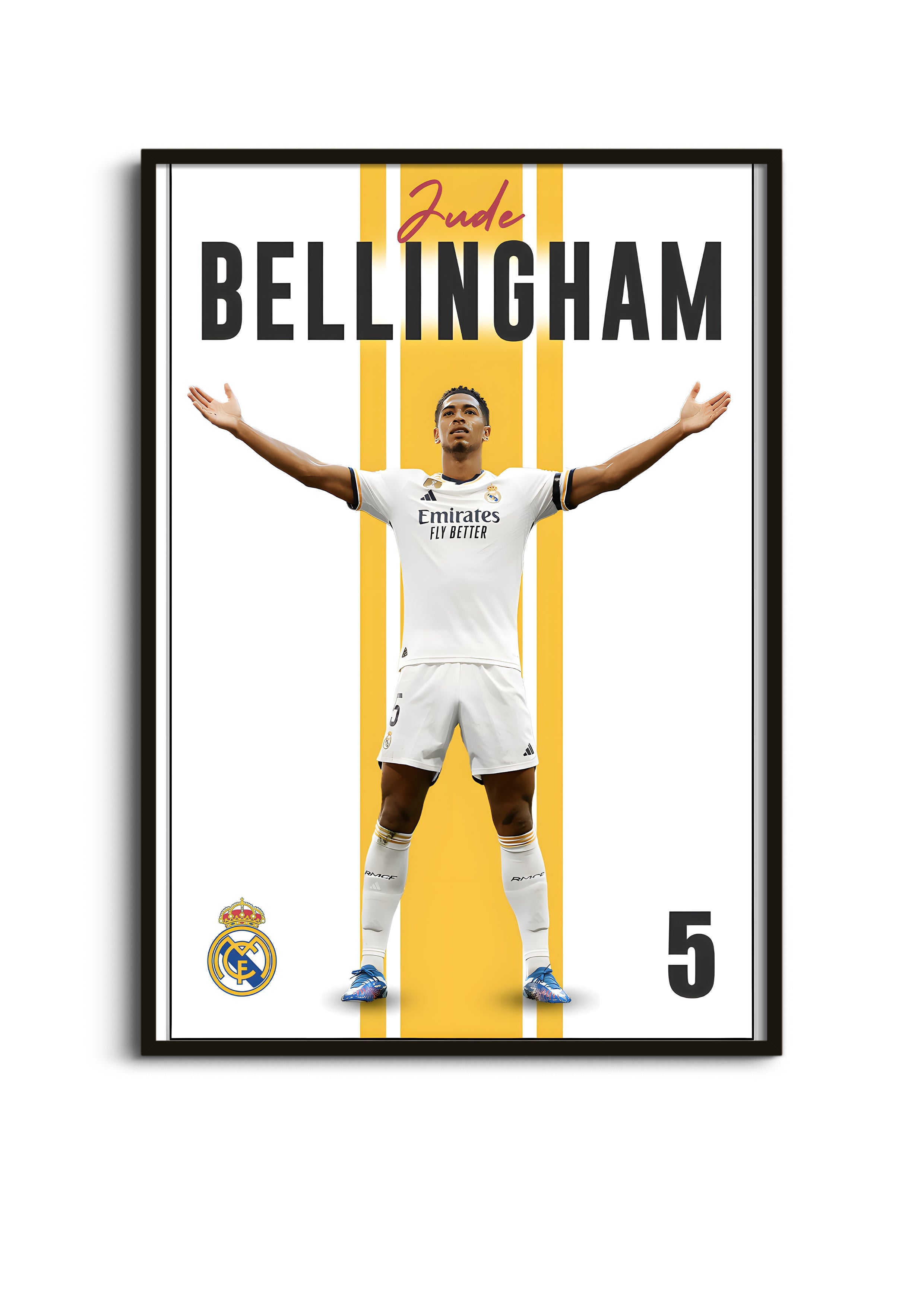 Jude Bellingham Wall Art & Football Wall Poster Lazywalls