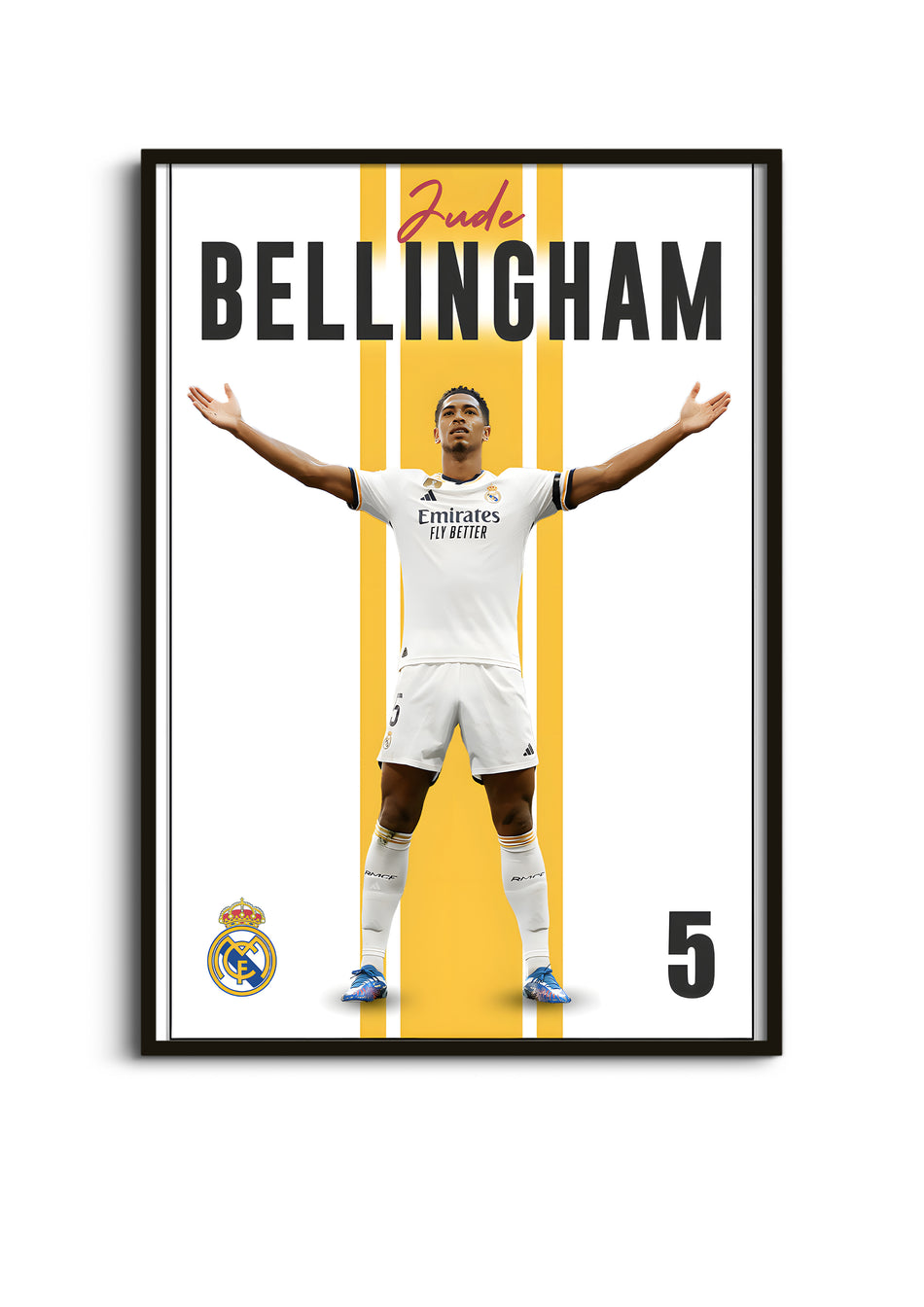 Jude Bellingham Wall Art & Football Wall Poster Lazywalls