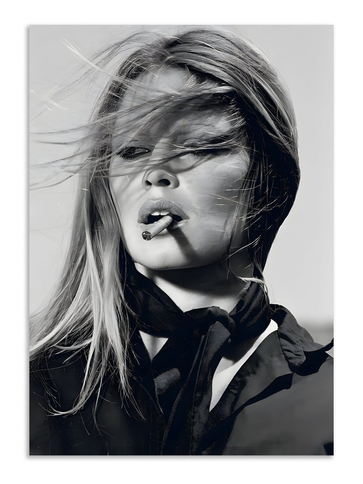 Kate Moss Monochrome Fashion Wall Art Lazywalls