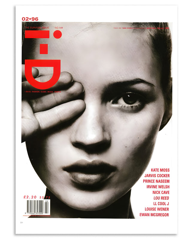 Kate Moss i-D Magazine Cover Wall Art Lazywalls