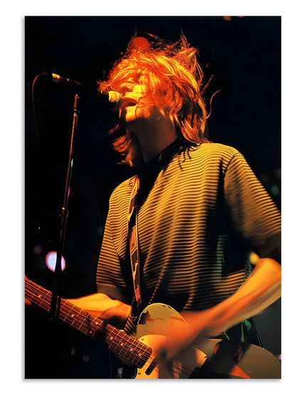 Kurt Cobain Indie Music Poster Lazywalls
