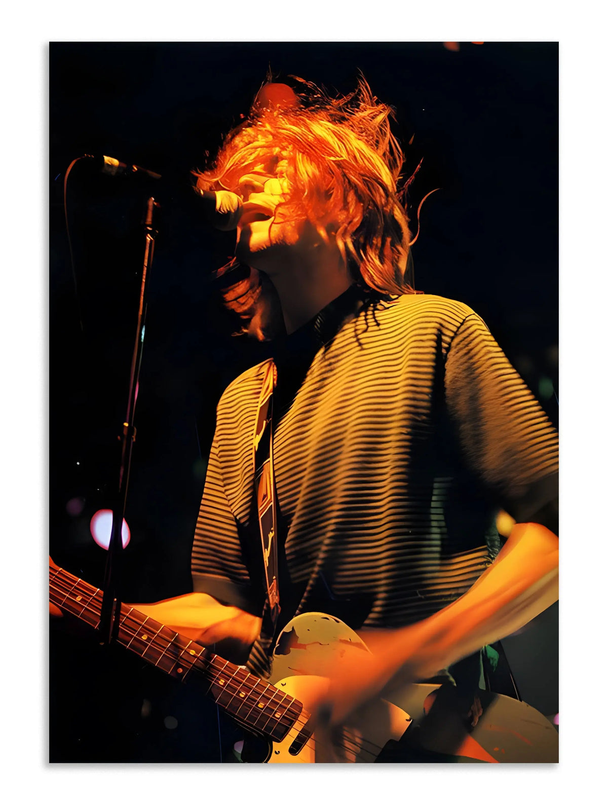 Kurt Cobain Indie Music Poster Lazywalls