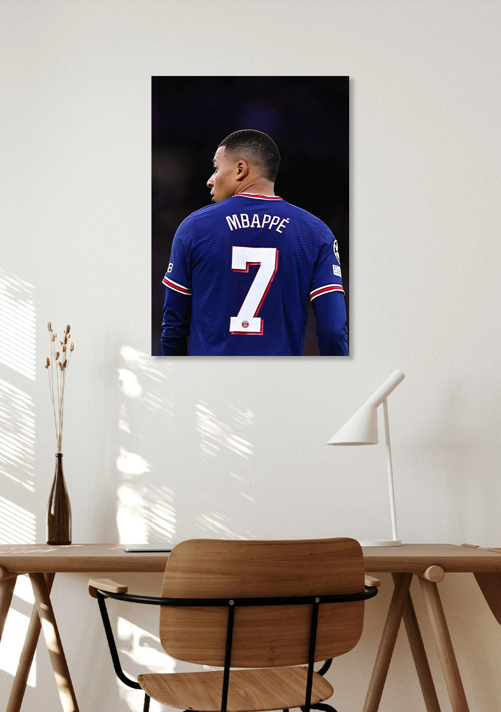 Kylian Mbappe Jersey Wall Art Lazywalls