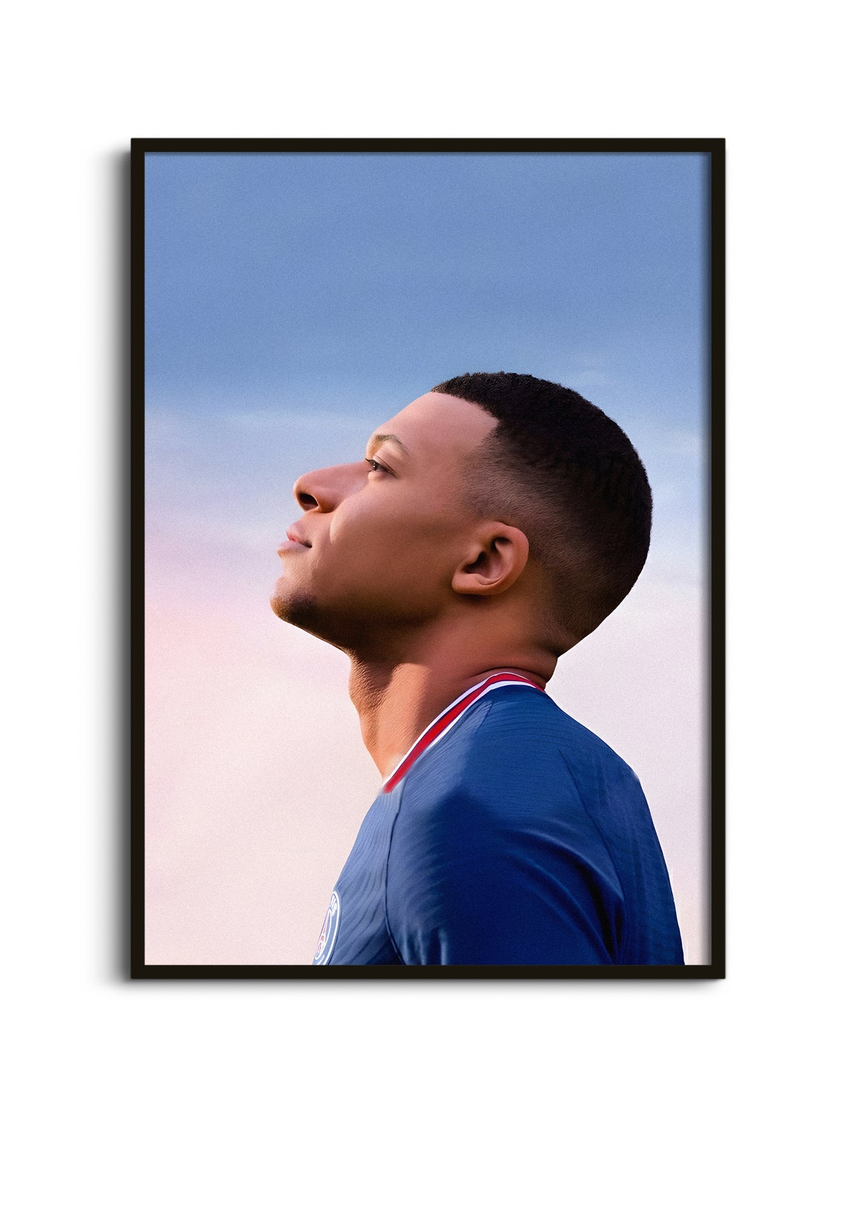 Kylian Mbappe Portrait Wall Art Lazywalls