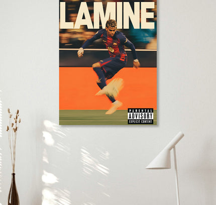 Lamine Yamal Football Wall Art Lazywalls