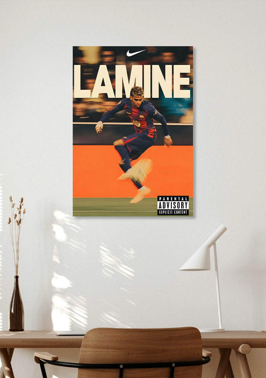 Lamine Yamal Football Wall Art Lazywalls