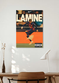 Lamine Yamal Football Wall Art Lazywalls