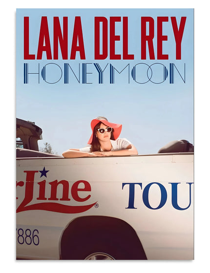 Lana Del Rey Honeymoon Wall Art Poster Lazywalls