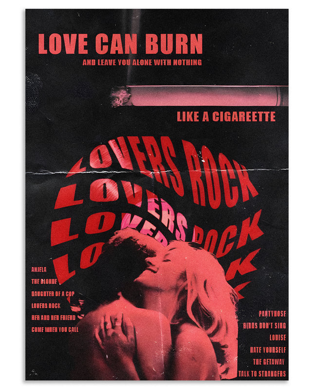 Love Can Burn Aesthetic Wall Art Lazywalls