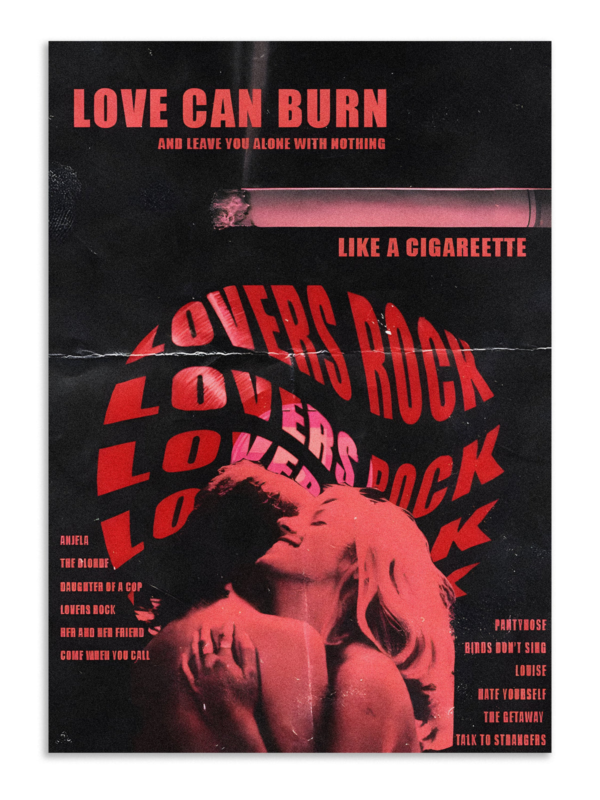 Love Can Burn Aesthetic Wall Art Lazywalls