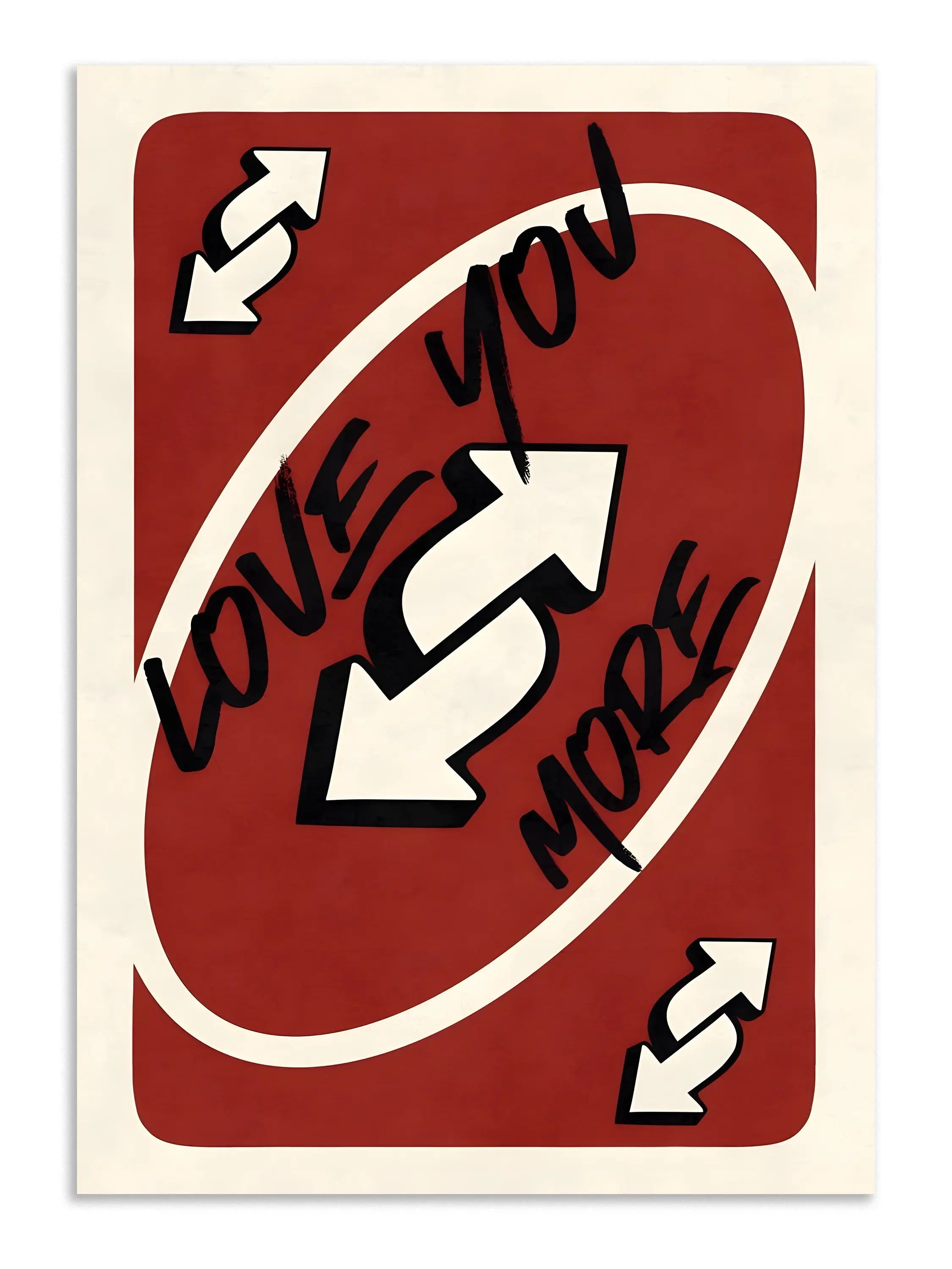 Love You More Wall Art Poster Lazywalls