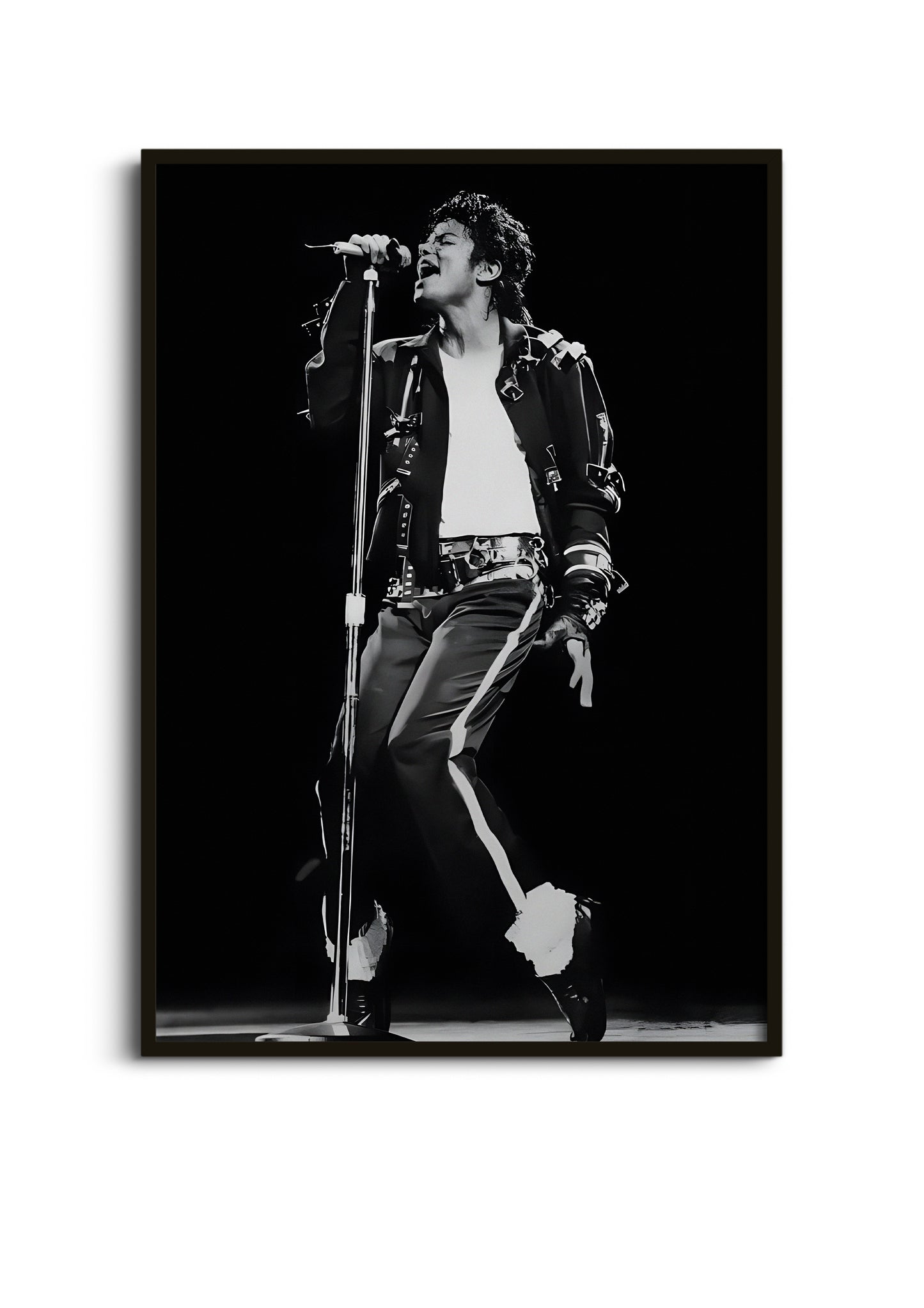 Michael Jackson Poster | MJ Black White Concert Wall Art Lazywalls