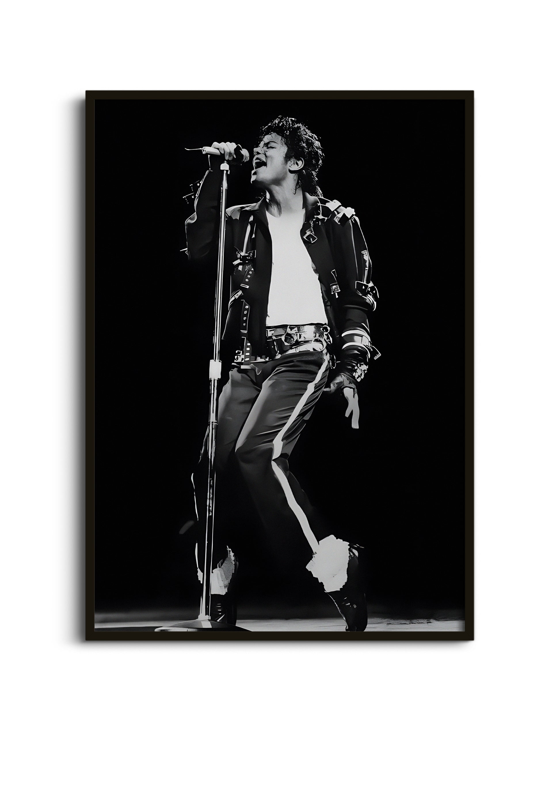 Michael Jackson Poster | MJ Black White Concert Wall Art Lazywalls