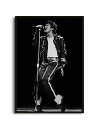 Michael Jackson Poster | MJ Black White Concert Wall Art Lazywalls