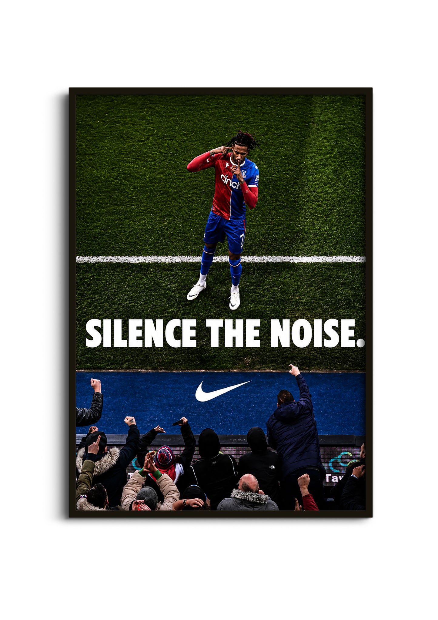 Michael Olise Silence The Noise Wall Art Lazywalls
