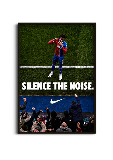 Michael Olise Silence The Noise Wall Art Lazywalls