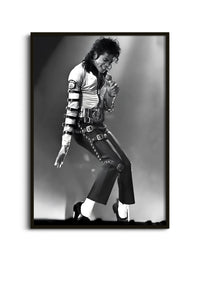 Michael Jackson Black & White Poster Lazywalls