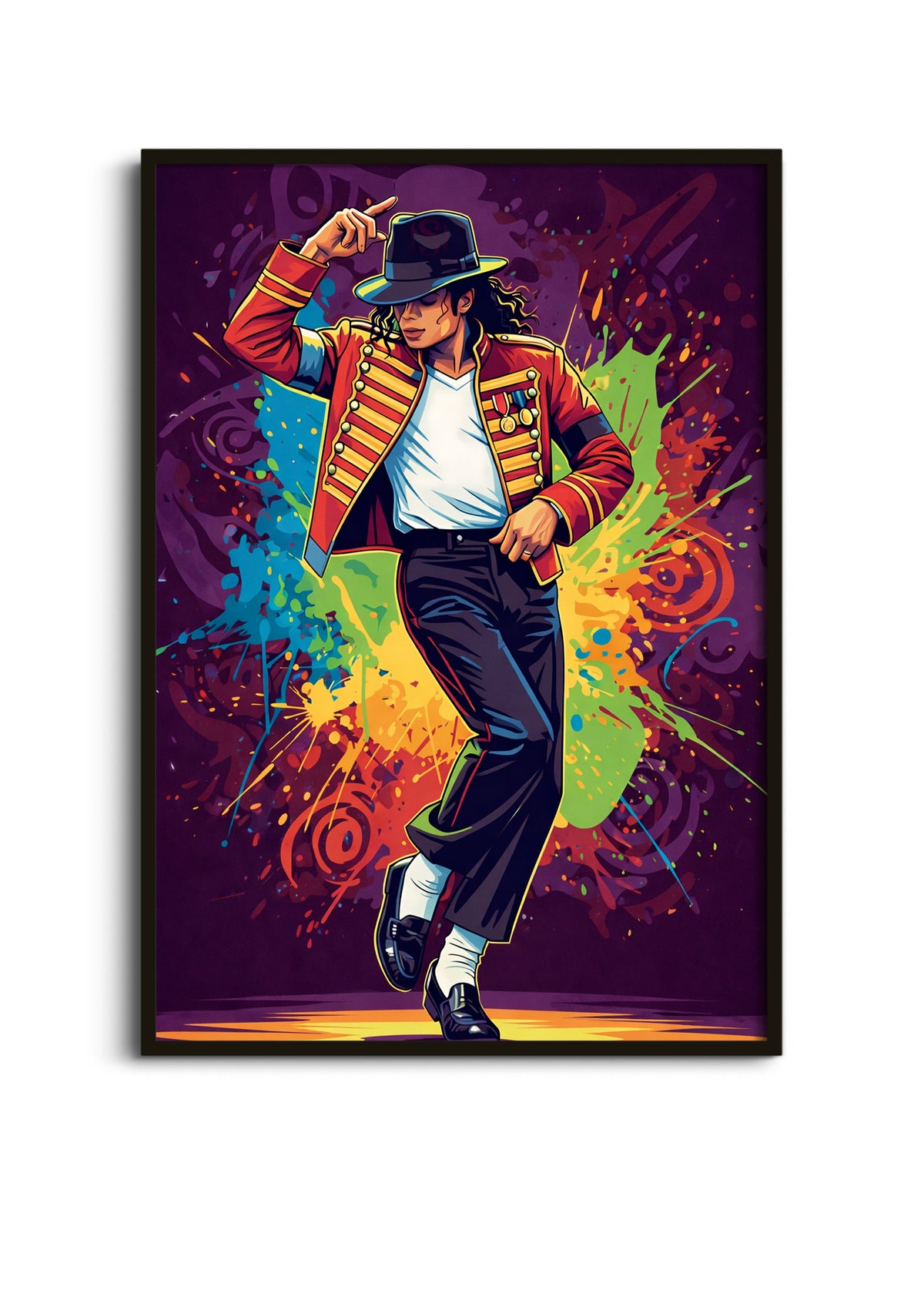 Michael Jackson Poster | MJ Colorful Dance Lazywalls