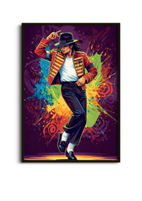 Michael Jackson Poster | MJ Colorful Dance Lazywalls